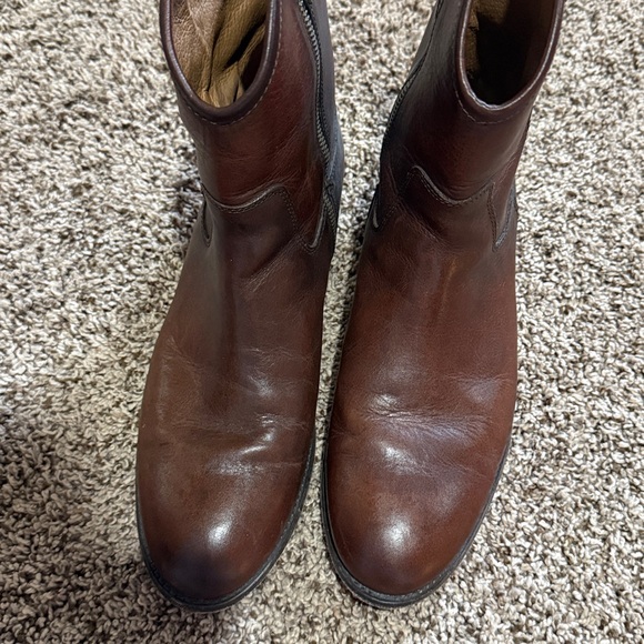 Frye, Women’s Brown Leather Boots, Size 10 - gorgeous - Picture 4 of 6